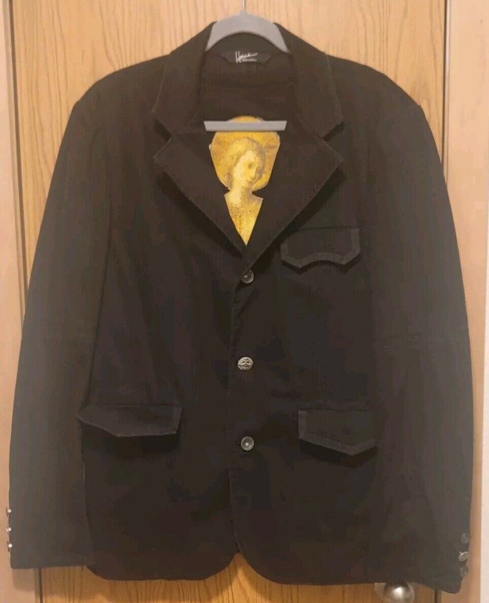 Howe Mens Black Blazer Jacket,Size XL